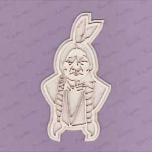 Crafty Moly - 546 Tekturka - Indianin 3D