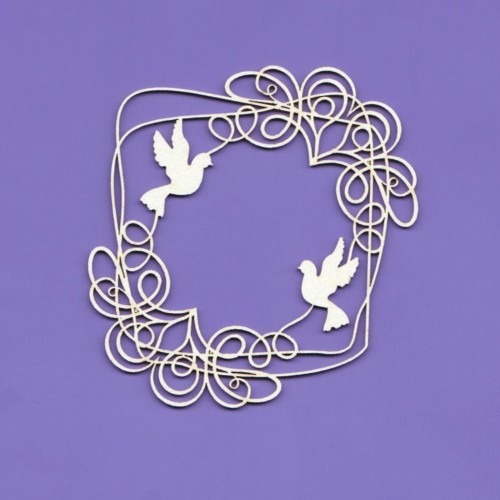 1228 TEKTURKA - WEDDING DOODLES - RAMKA 1