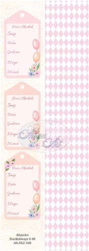 Ever and always II 08 - pasek z metryczkami - AltairArt