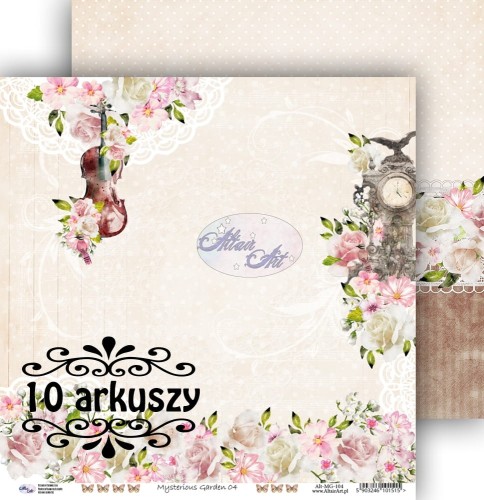 Papier do scrapbookingu Mysterious Garden 04