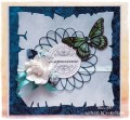 Kartka z papierow Papier do scrapbookingu Falling Stars - Parisienne Moonlight/Viridian