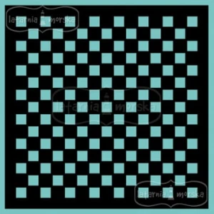 maska/szablon/do embossingu - szachownica 20x20