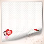 Papier do scrapbookingu - Magia Miłości 07 - 30x30 -  Magiczna Kartka