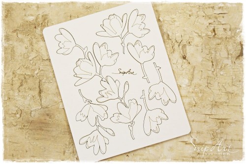 SnipArt - Gałązki kwiatów - zestaw