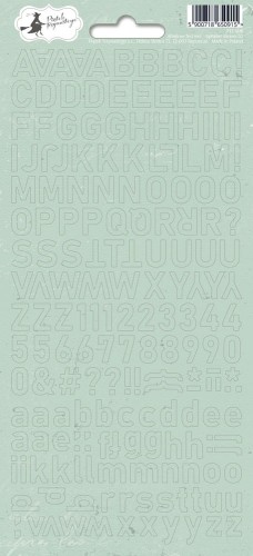 Arkusz naklejek z literkami When we first met 02, 10,5 x 23cm