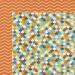 My Mind's Eye - Cut and Paste Collection - Charm - Smile - 12 x 12 Double Sided Paper - Shine