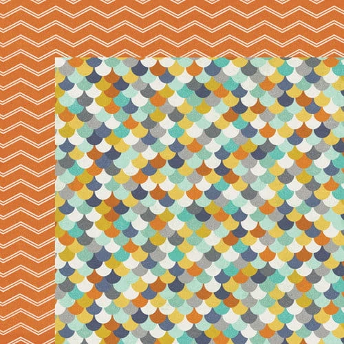 Cut and Paste Collection - Charm - Smile - 12 x 12 Double Sided Paper - Shine