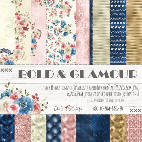 BOLD & GLAMOUR - ZESTAW PAPIERÓW