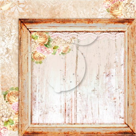 Dwustronny papier do scrapbookingu - Grow old with me 04