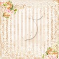 Dwustronny papier do scrapbookingu - Grow old with me 03