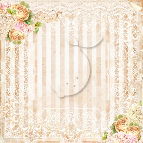 Dwustronny papier do scrapbookingu - Grow old with me 03
