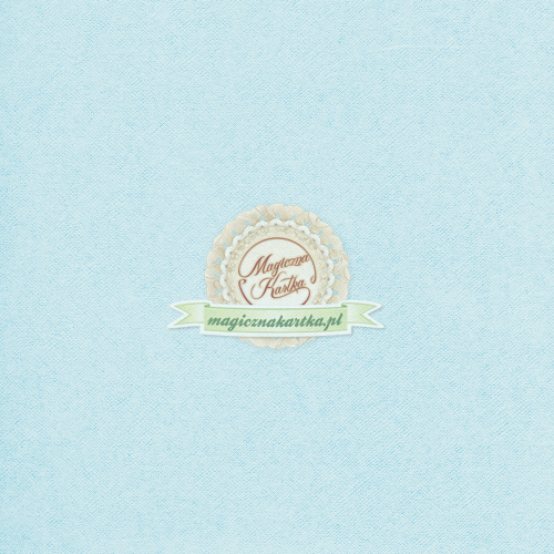 niebieski papier do scrapbookingu Magiczna Kartka