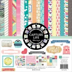 Zestaw papierów do scrapbookingu 30 x 30 z USA - Echo Park Collection Kit - Capture Life