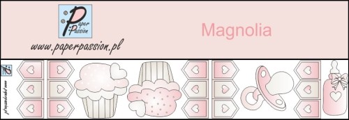 Magnolia pasek do wycinania jednostronny