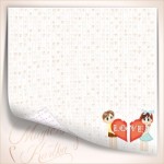 Papier do scrapbookingu - Magia Miłości 04 - 30x30 - Magiczna Kartka