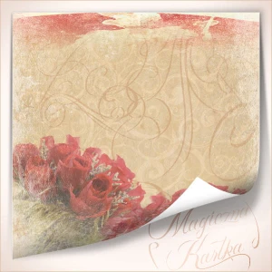 Papier do scrapbookingu - Magiczna Kartka - Zaczarowany ogród 08