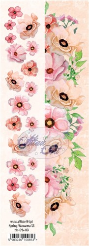 Pasek z elementami do wycinania - Spring Blossoms 13