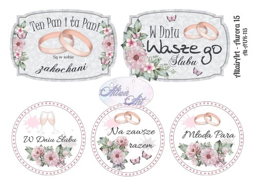 Papier do scrapbookingu Aurora 15 - pasek 15x5 - AltairArt