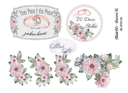 AltairArt - pasek z elementami do wycinania - Aurora 16