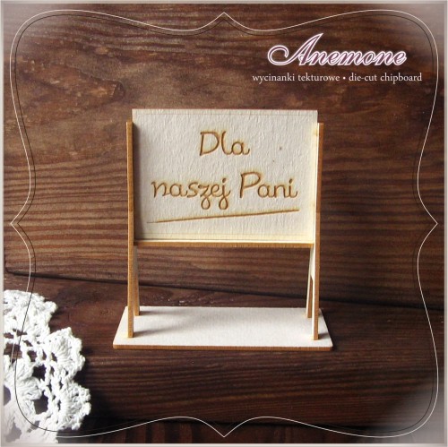 TEKTURKA - TABLICA "DLA NASZEJ PANI"