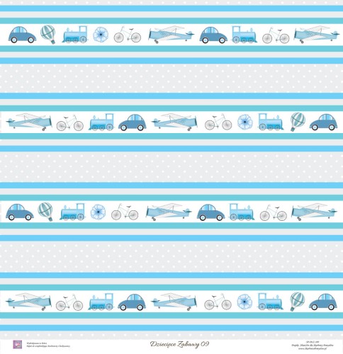 Jednostronny papier do scrapbookingu Dziecięce Zabawy