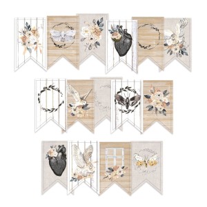 Piątek 13 - Papierowy banerek / die cut Soulmate, 15szt.