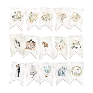 Piątek 13 - Papierowy banerek / die cut Truly Yours, 15szt.