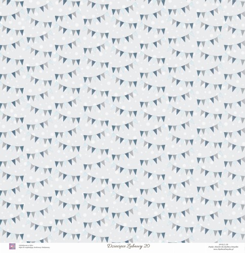 Skarbnica Pomysłów - Jednostronny papier do scrapbookingu Dziecięce Zabawy