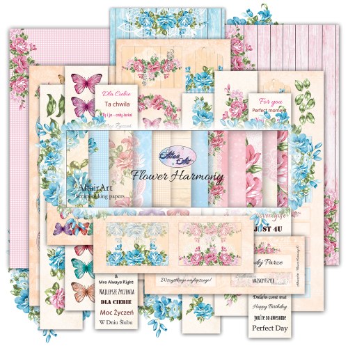 AltairArt - Flower Harmony dodatki do wycinania Ephemer