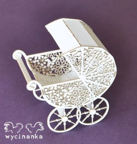 Tekturka DLA MALUCHÓW - wózek 3d