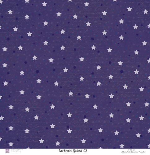 Skarbnica Pomysłów - papier do scrapbookingu 30,5 x 31,5 cm - Na Krańcu Gwiazd 02