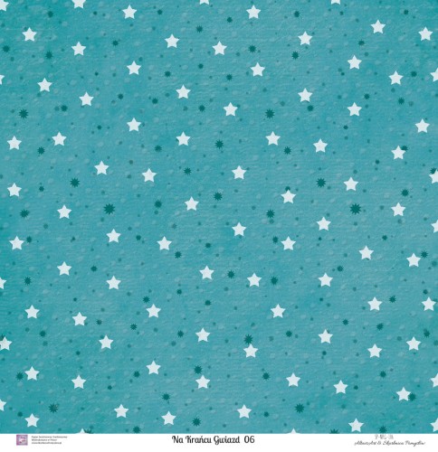 Skarbnica Pomysłów - papier do scrapbookingu Na Krańcu Gwiazd 06