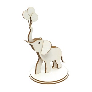 Crafty Moly 1467 TEKTURKA - SŁONIK Z BALONAMI 3D