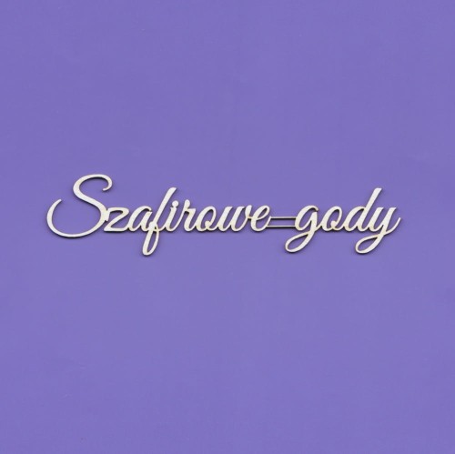 1435 TEKTURKA NAPIS - SZAFIROWE GODY