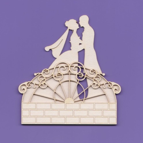 1027 TEKTURKA - WEDDING DAY - PARA MŁODA NA MOSTKU 2D