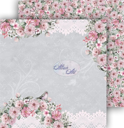 Dwustronny papier do scrapbookingu Aurora 07