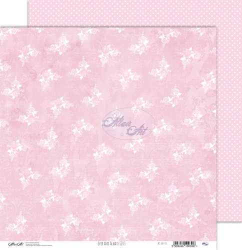 Papier do scrapbookingu Ever and always II 03 - kartka 15x15  - AltairArt
