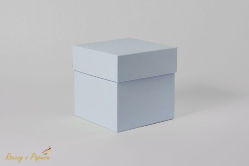 Pudełko exploding box - błękitne - 10x10x10