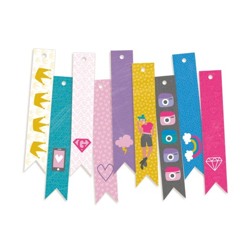 Zestaw tagów Girl Gang 03, 9szt.