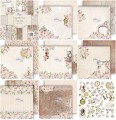 Zestaw 7 dwustronnych papierów o scrapbookingu Mysterious Garden 30x30 - AltairArt