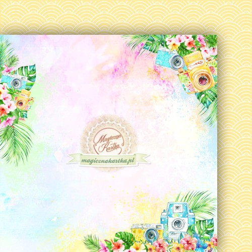 papier do scrapbookingu lato Egzotyczne marzenia