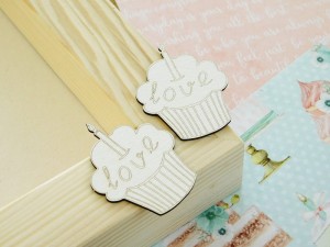 Twoja Tekturka - BABECZKA - BABECZKA Z NAPISEM LOVE - 2 SZTUKI