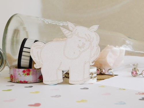 tekturka RYSOWANE DZIECIŃSTWO - JEDNOROŻEC