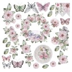 Arkusz z elementami do wycinania - Aurora  20x20 cm - AltairArt