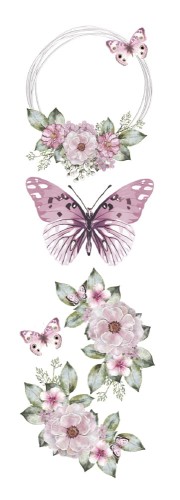 Papier do scrapbookingu Aurora 3001 - pasek 15x5 - AltairArt