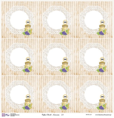 Piekne chwile 23 - arkusz do exploding boxa 30x30 - Skarbnica Pomyslow