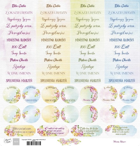 Magiczna Kartka - Kwiatowy Czar