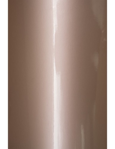 Papier lustrzany różowe złoto Rose Gold A4