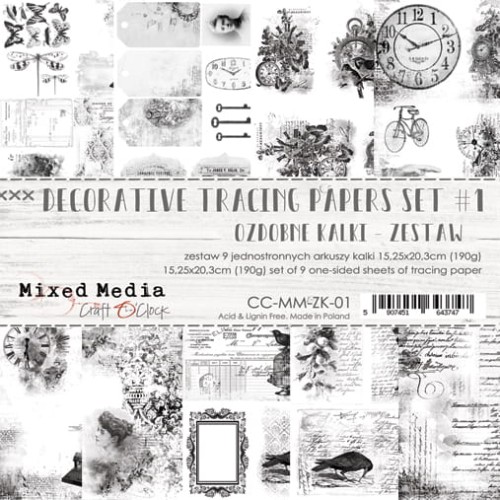 OZDOBNE KALKI - ZESTAW