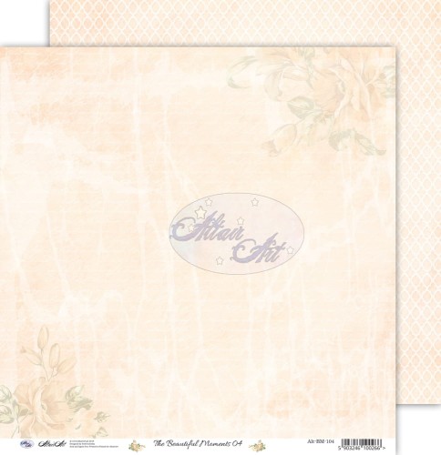 AltairArt - Dwustronny papier do scrapbookingu The Beautiful Moments 04